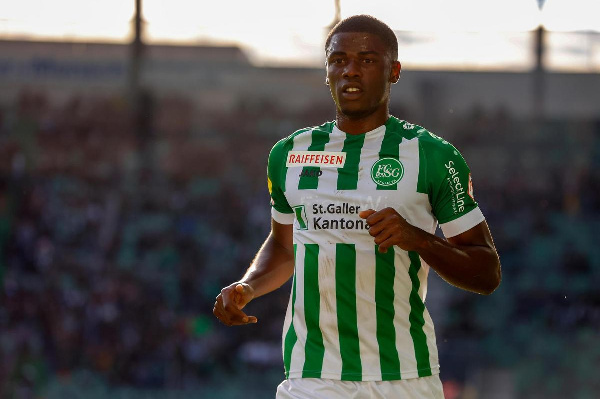Kwadwo Duah inspires St Gallen Swiss Cup victory over Chiasso