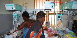 Mothers take care of their babies in the Neonatal ICU at Jinja Regional Referral Hospital
