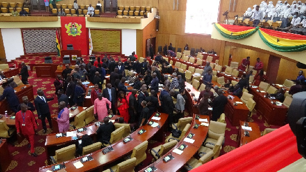 A view of the minority section of parliament