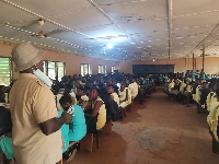 Members of the union held the exercise in Likpe Senior High School