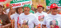 Some agitated members of the NDC at Amenfi Central