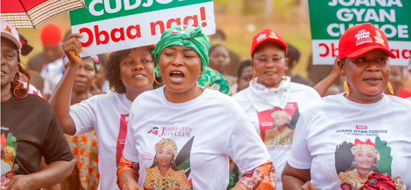 Some agitated members of the NDC at Amenfi Central