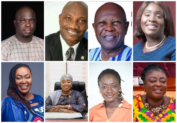Some of the NPP MPs who lost their primaries and were fired by Akufo-Addo