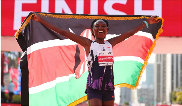 Ruth Chepngetich breaks women’s world record