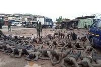 Some victims of the military brutalities in Ashaiman