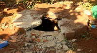 The septic tank where Taheed hid his wife's body after allegedly committing the murder