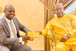 Farouk Aliu Mahama donates GH¢10,000 to support a Yendi student’s medical education