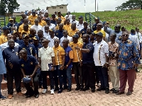 A  group picture of the X-year group and other personalities who were present at the commissioning