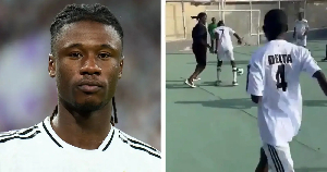 Camavinga was playing with the kids