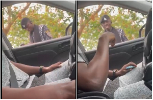 The police officer in the video made a generous offer to the stranger