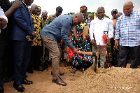 The sod-cutting ceremony took place on Thursday July 16, 2026