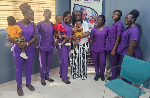 Alberta Eku-Sika Addo (middle), Founder, Passion for Mother and Child Training Centre