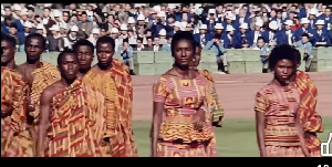 Ghanaians who matched in kente at the Olympics