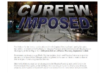 Minister of Interior, has imposed a curfew on Nalerigu township and its environs