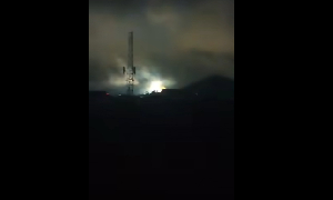 Videos shared by some residents show sparks emerging from an area reported to be a Gridco substation