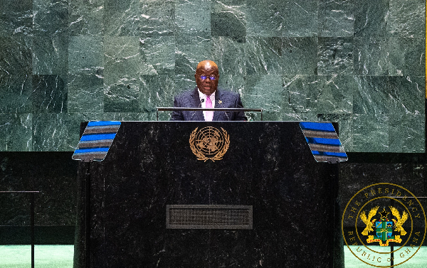 President Nana Addo Dankwa Akufo-Addo at the United Nations