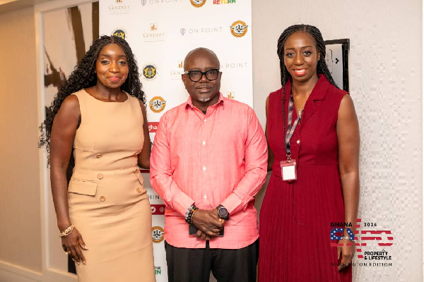 L-R: Anna Agyekum,  Akwasi Agyeman and Victoria Agyekum