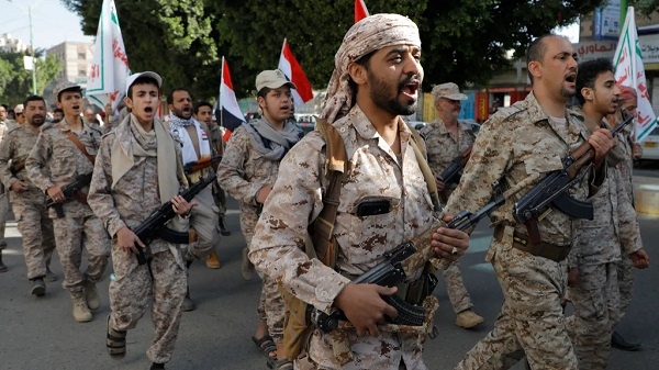 Yemen’s Houthi rebels attacked Israel with a barrage of ballistic missiles