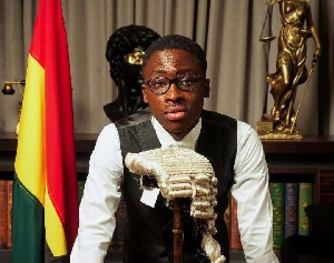 Danquah Adjei Domson is the youngest lawyer currently in Ghana