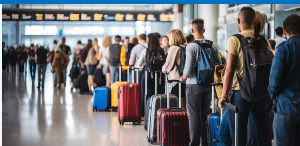 Photo dipicting travellers