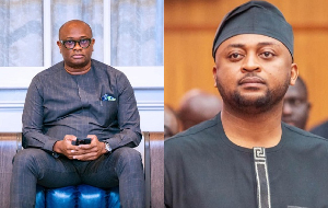 Deputy Chief of Staff, Stan Xoeso Dogbe and MP for Old Tafo, Ekow Vincent Assfuah