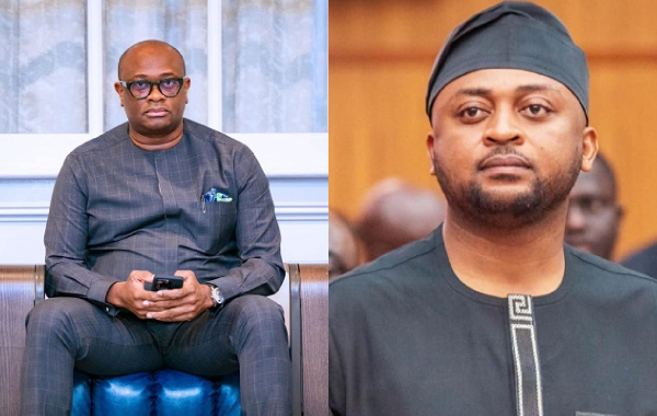 Deputy Chief of Staff, Stan Xoeso Dogbe and MP for Old Tafo, Ekow Vincent Assfuah