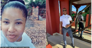 Dem bin last see Keamogetswe Buys (L) and Cebekhulu Linda (R) one week ago inside white VW PoLO