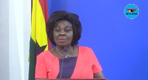 Madam Cecilia Dapaah, Minister of Sanitation and Water Resources