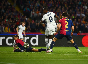 Thuram scored Inter's first goal in the game