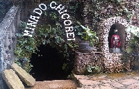 Entrance to an old gold mine, the Mina do Chico Rei, in Ouro Preto, Brazil. Photo: Wikimedia Commons