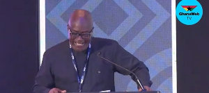 A picture of CDD - Ghana boss speaking at the event A picture of CDD - Ghana boss speaking at the event