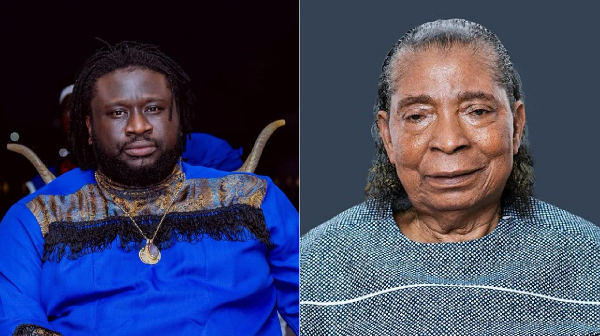 Ajagurajah (L) believes Apostle Dr Safo Kantanka (R) will reincarnate