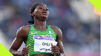 Nigerian athlete Favour Ofili