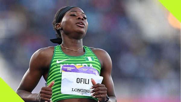 Nigeria's sprinter Favour Ofili