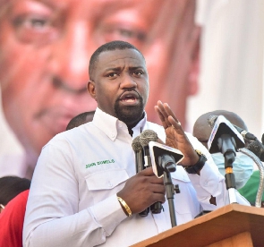John Dumelo was NDC's Parliamentary Candidate for the Ayawaso West Wuogon