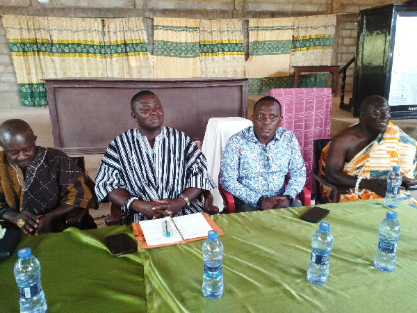 The meeting was chaired by chaired Nene Offei Tagbadja (Second from left)