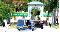 The main entrance of the Technical University of Mombasa in Kenya.