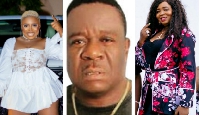 Mr. Ibu (Middle), his wife Stella (Right) and Jazmin (Left)