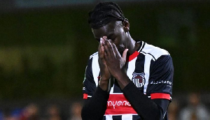 Oduor was ineligible to play against Manchester United