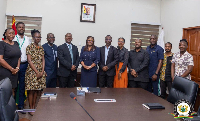 NDPC held a meeting with officials from AGI and Coca-Cola
