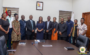 NDPC held a meeting with officials from AGI and Coca-Cola