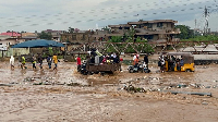 The approximately 30-minute rainfall overwhelmed drivers and residents