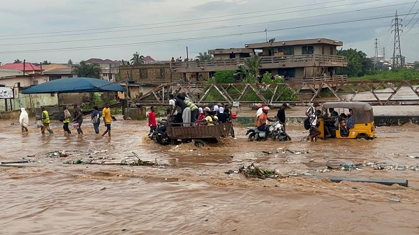 The approximately 30-minute rainfall overwhelmed drivers and residents