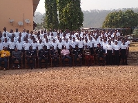 Some of the 734 young men to become Community Police Assistants