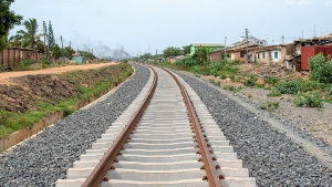 Railway Line ACCRA GHANA April 2021 Railway Track In Ghana