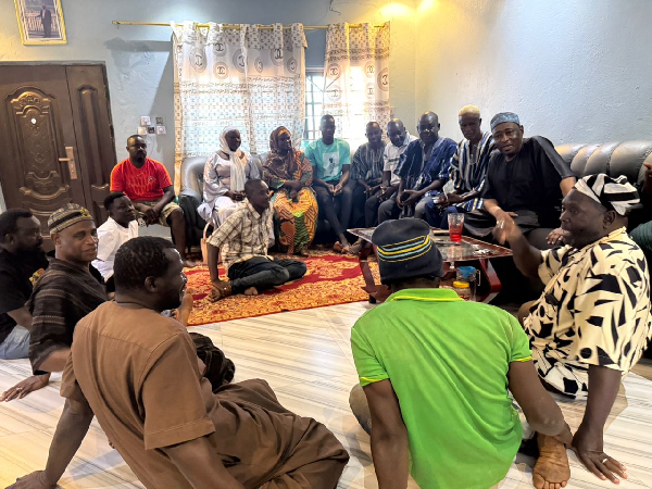 Present at the brief ceremony were constituency executives and branch executives of the NDC