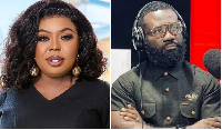 Afia Schwarzenegger and  Okatakyie Afrifa Mensah