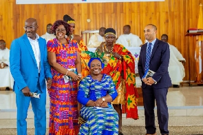 COP Maame Yaa Tiwaa Addo-Danquah with some of close allies after the event