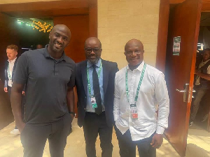 Otto Addo (L) Kurt Okraku (M) and Kwesi Appiah (R)