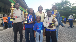 Some Of The Students Competing In The Competitiona